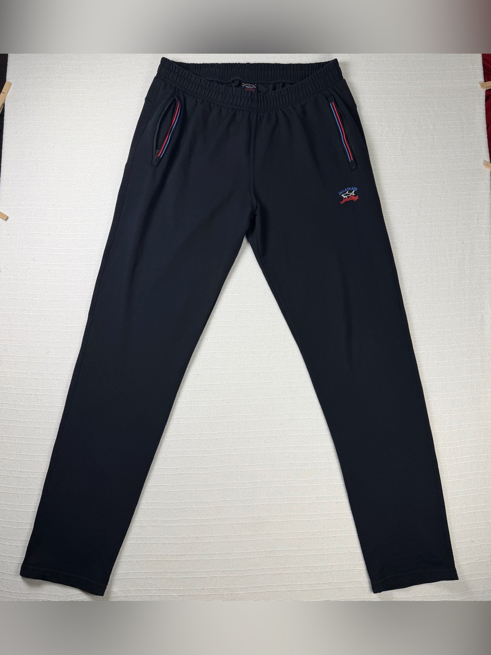 Paul & Shark Yachting Men's Navy Blue Zip Pocket Jogger Sweatpants Size Large L